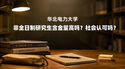 华北电力大学非全日制研究生含金量高吗？社会认可吗？