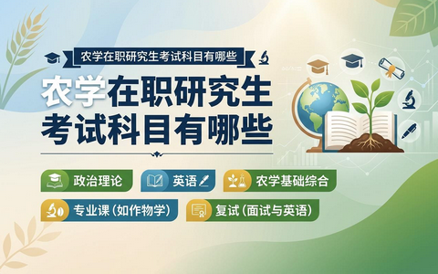 农学在职研究生考试科目有哪些？