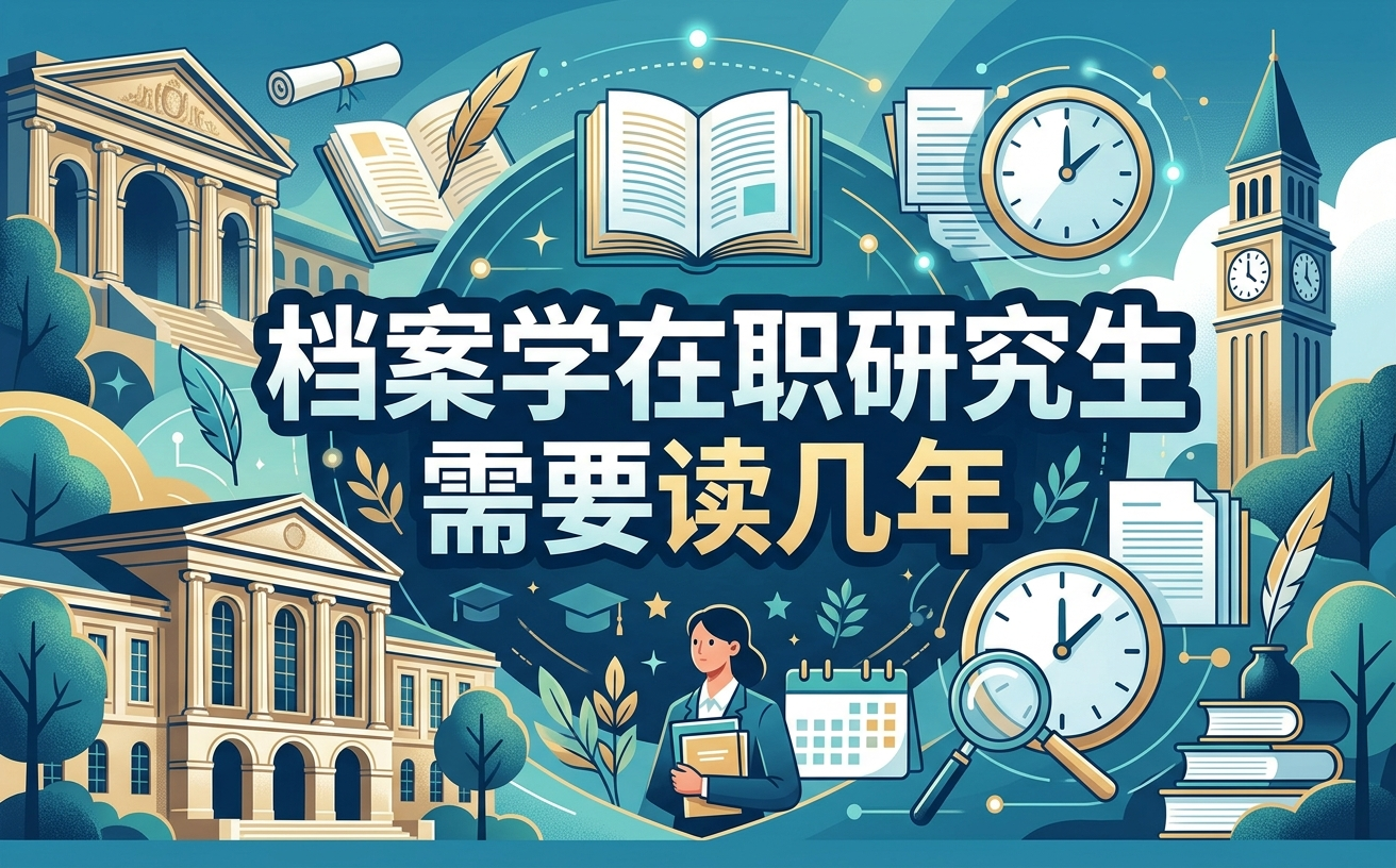 档案学在职研究生需要读几年？