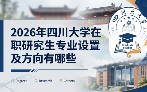 2026年四川大学在职研究生专业设置及方向有哪些？