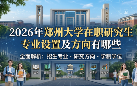 2026年郑州大学在职研究生专业设置及方向有哪些？