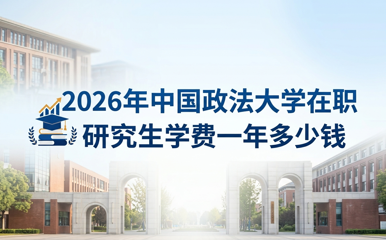 2026年中国政法大学在职研究生学费一年多少钱？