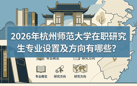 2026年杭州师范大学在职研究生专业设置及方向有哪些？