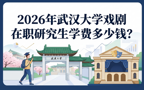 2026年武汉大学戏剧在职研究生学费多少钱？