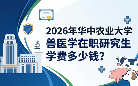 2026年华中农业大学兽医学在职研究生学费多少钱？