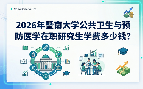 2026年暨南大学公共卫生与预防医学在职研究生学费多少钱？
